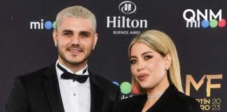 Mauro Icardi e Wanda Nara sul jet privato