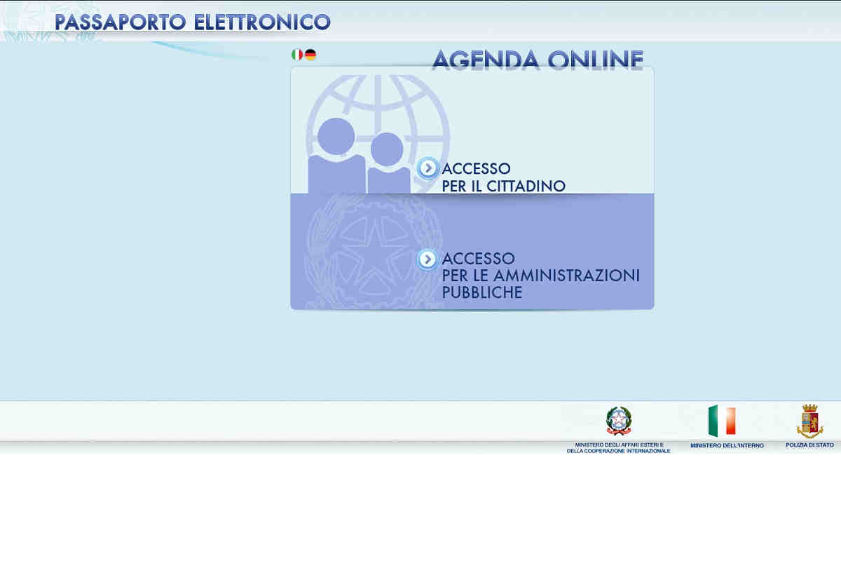 passaporto elettronico online guida
