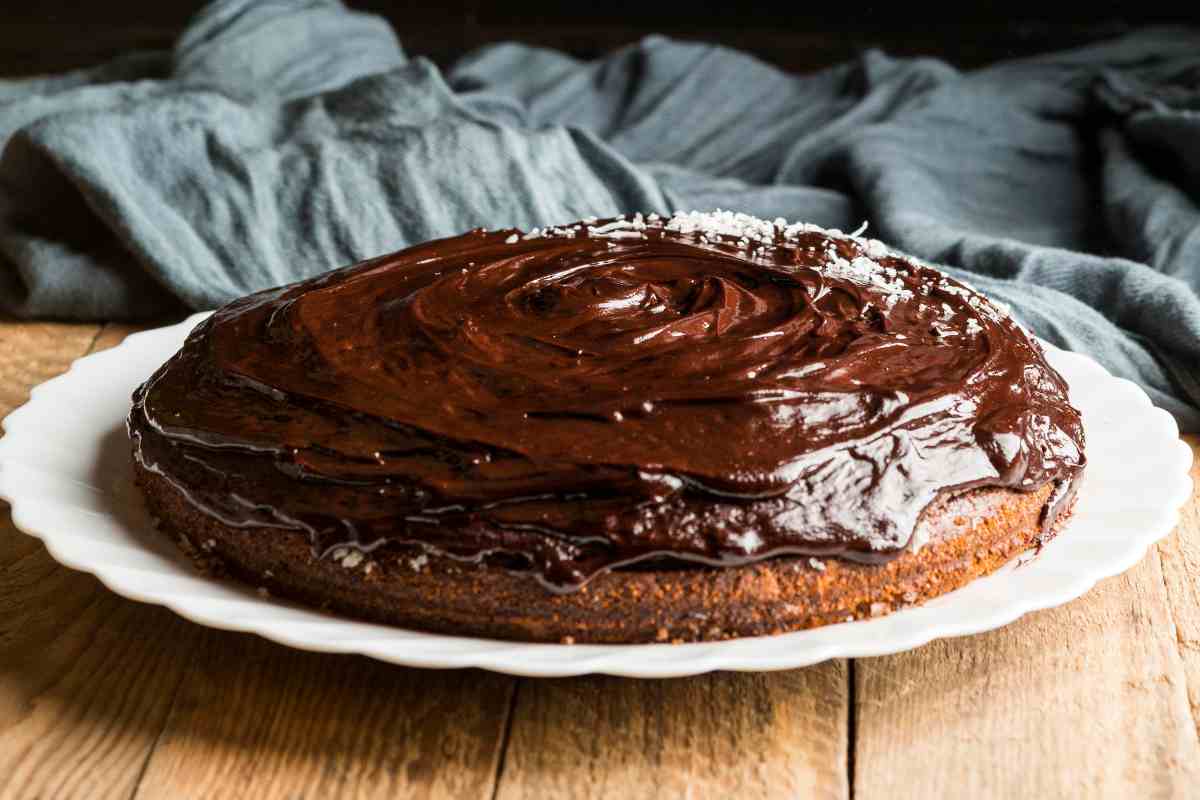 torta al cioccolato in padella