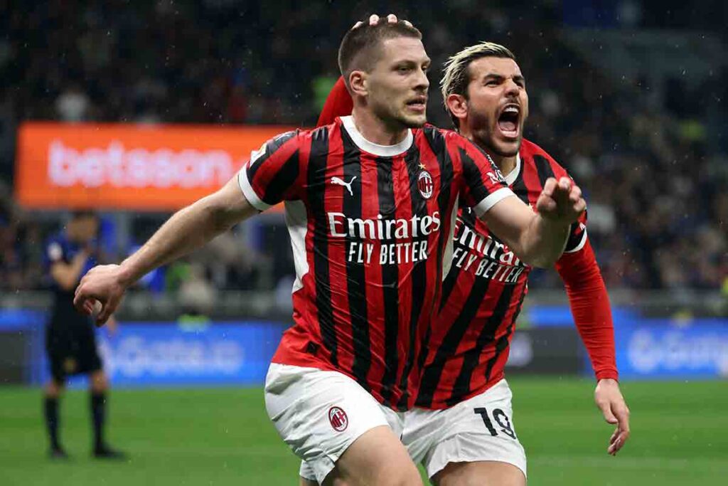 inter Milan gioia di Jovic