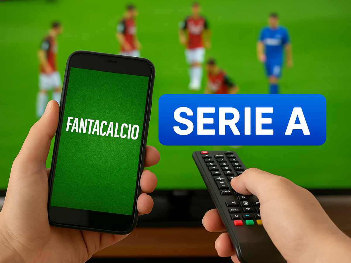 Fantacalcio e serie A, immagine creata con AI