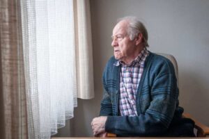 pensionato preoccupato