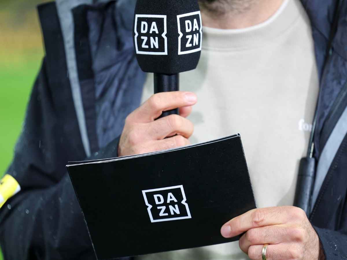 Un commentatore Dazn