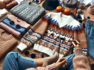 Una serie di maglioni