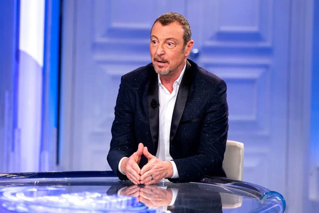 Amadeus ospite a Porta a porta