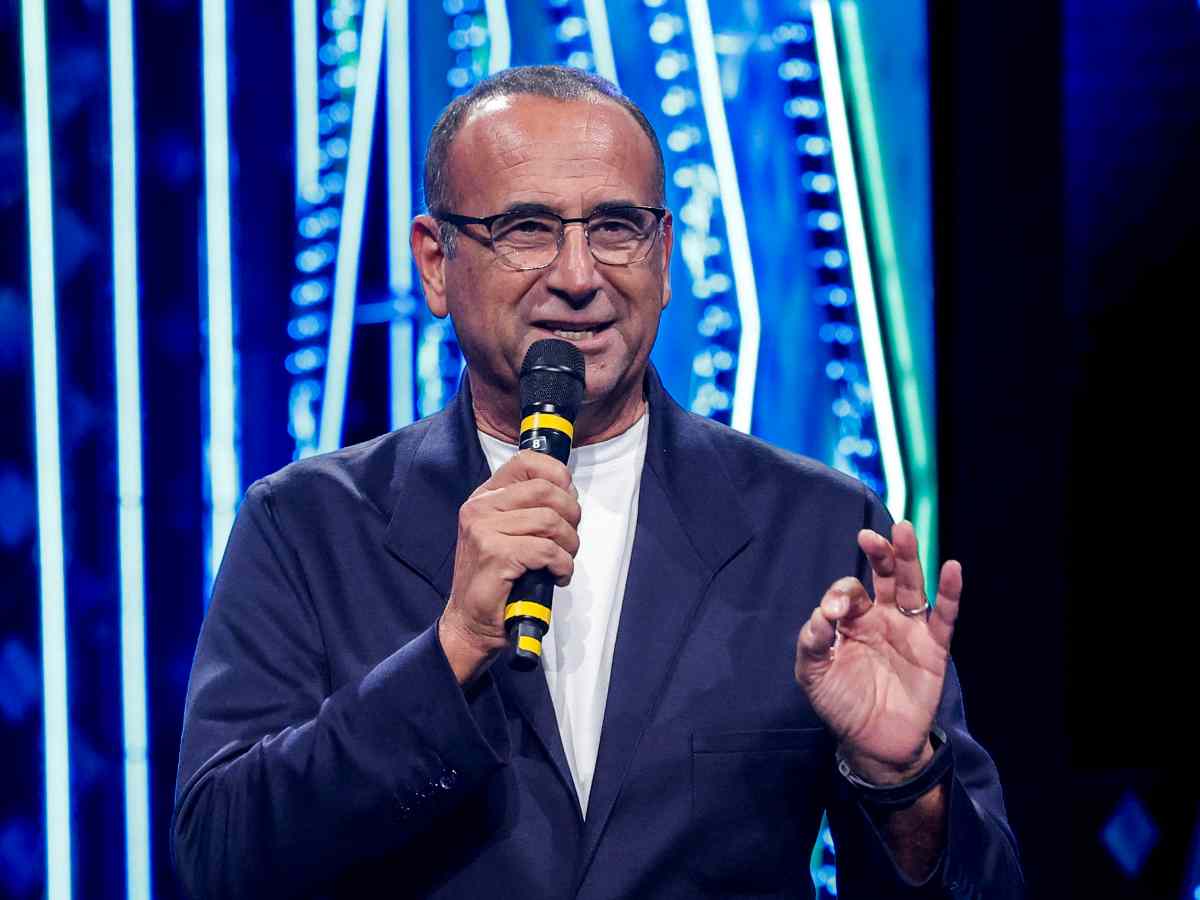 Carlo Conti a Sanremo Giovani 2025