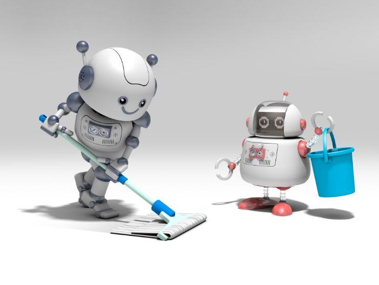 robot che puliscono casa