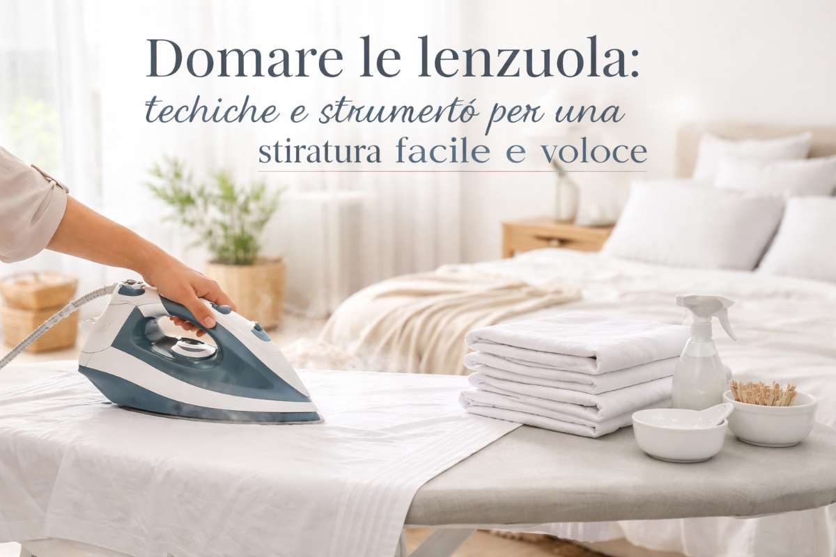 Come stirare al meglio le lenzuola?